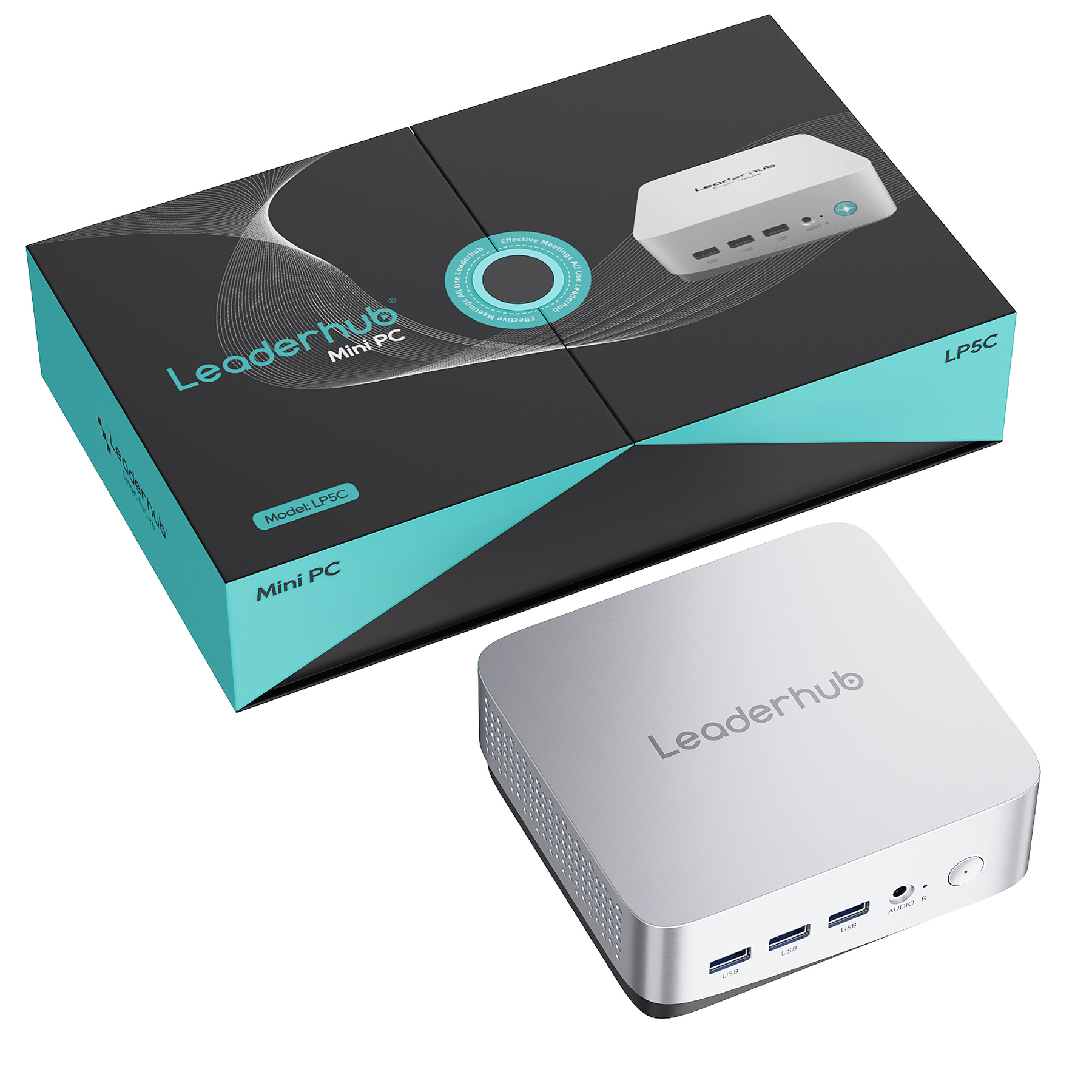 LeaderHub LP5C Mini PC — Intel i5-12450HX 16GB RAM 512GB SSD